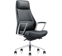 Кресло для руководителя easy chair 509 tpu черное экокожа металл