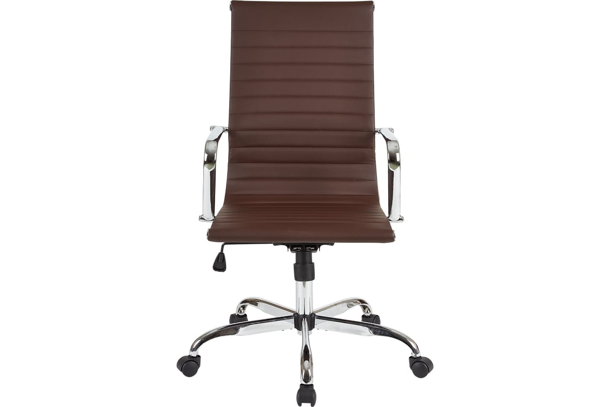 Кресло для руководителя easy chair 509 tpu бежевое экокожа металл