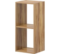 Стеллаж ФЕЛИКС 2-х секционный таксония медовая ПК-ОБИ-СЖ83Х37-В1-1077