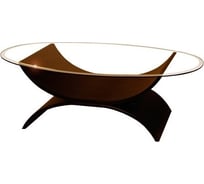 Журнальный стол ООО Комус KD_Колизей-1Н венге/стекло прозрачное 139935