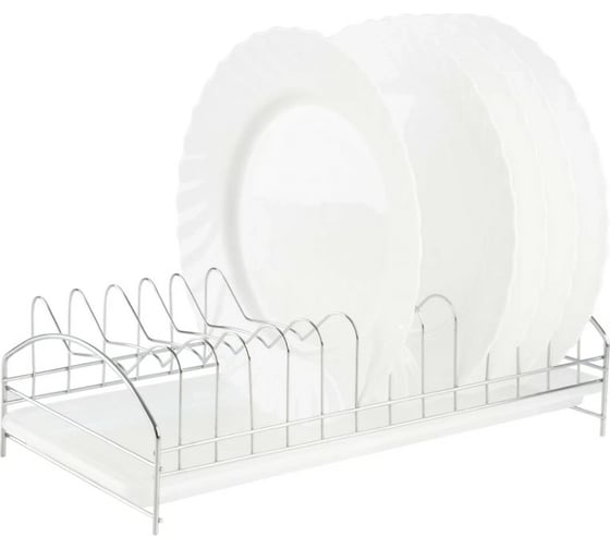 Сушилка для посуды Рыжий кот с поддоном DR-3, 43x18x11 см 102914