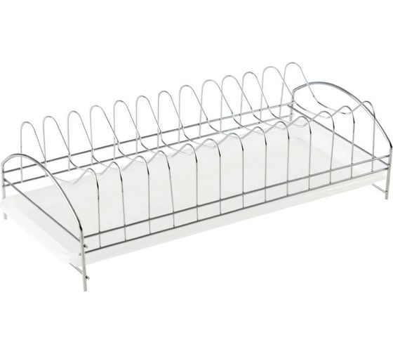 Сушилка для посуды Рыжий кот с поддоном DR-3, 43x18x11 см 102914