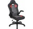 Компьютерное кресло BRABIX Skill GM-005, откидные подлокотники, экокожа, черное/красное 532496 1
