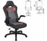 Компьютерное кресло BRABIX Skill GM-005, откидные подлокотники, экокожа, черное/красное 532496 8
