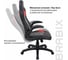 Компьютерное кресло BRABIX Skill GM-005, откидные подлокотники, экокожа, черное/красное 532496 9