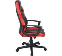 Компьютерное кресло BRABIX Fighter GM-008, экокожа, черное/красное 532506