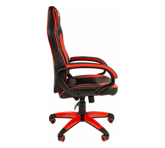 Компьютерное кресло BRABIX Blaze GM-162, TW/экокожа, черное/красное 532580