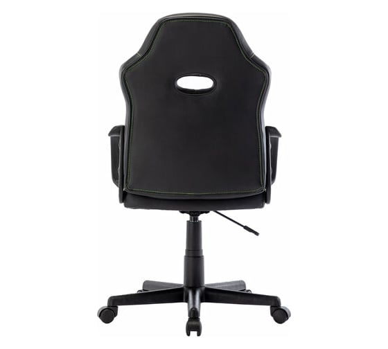 Компьютерное кресло BRABIX Stripe GM-202, экокожа, черное/зеленое 532511