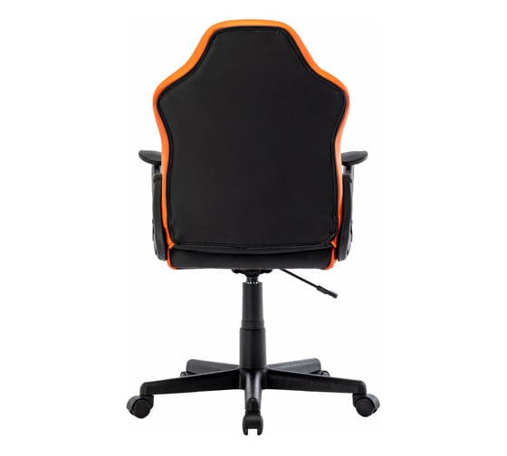 Компьютерное кресло BRABIX Shark GM-203, экокожа, черное/оранжевое 532513