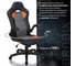 Компьютерное кресло BRABIX Skill GM-005, откидные подлокотники, экокожа, черное/оранжевое 532495 14