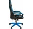 Компьютерное кресло BRABIX Blaze GM-162, TW/экокожа, черное/голубое 532578 3