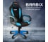 Компьютерное кресло BRABIX Blaze GM-162, TW/экокожа, черное/голубое 532578 11