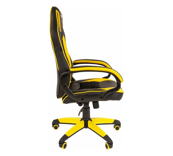 Компьютерное кресло BRABIX Blaze GM-162, TW/экокожа, черное/желтое 532579