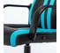 Компьютерное кресло BRABIX Stripe GM-202, экокожа, черное/голубое 532509 9