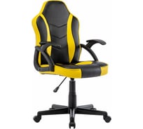 Компьютерное кресло BRABIX Shark GM-203, экокожа, черное/желтое 532514