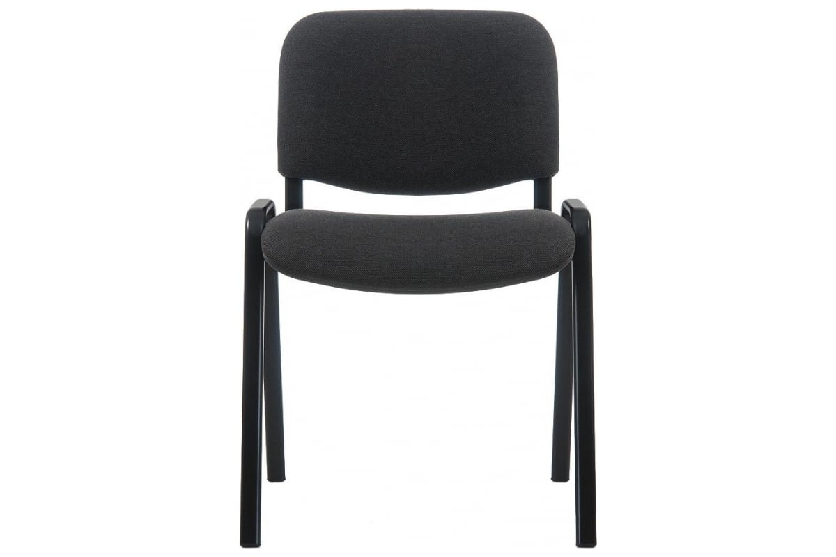 Стул офисный easy chair изо черный искусственная кожа металл черный