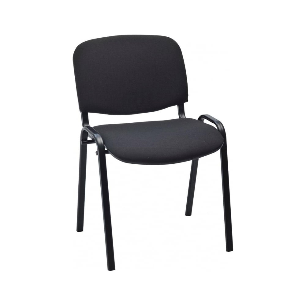 Стул офисный easy Chair изо с-11 черный (ткань, металл хромированный)