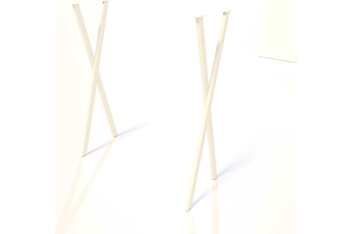 Подстолье для стола, столешницы Точка Роста белое, в комплекте 2 шт ...