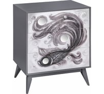 Комод BOGACHO Римини серого цвета 11666/серый