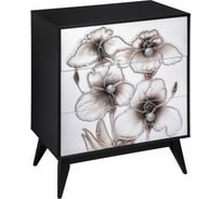 Комод BOGACHO Ирис черного цвета 11672/черный