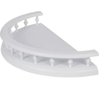 Полка BOGACHO Классика 2 белого цвета 11262/белый