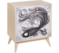 Комод BOGACHO Римини бежевого цвета 11666/кремовый