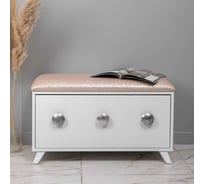 Банкетка BOGACHO Heri-1 белого цвета 14022/белый/глоси/аср