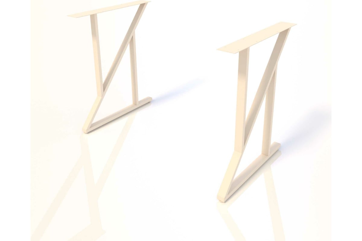 Подстолье для стола, столешницы Точка Роста белое, в комплекте 2 шт ...