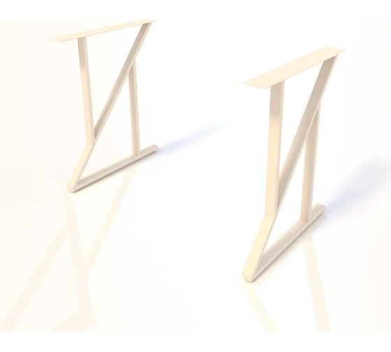 Подстолье для стола, столешницы Точка Роста белое, в комплекте 2 шт, ПДС 036-10 белый 1399203 1