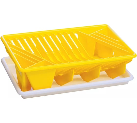 Сушилка для посуды COSMOPLAST 30x20x8 см, пластик 2135