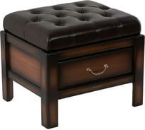 Банкетка BOGACHO Лотос 4 коричневого цвета 11099/каштан