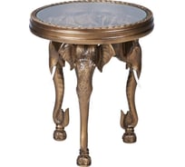 Столик BOGACHO Слон 2 бронзового цвета 13062/бронзовый