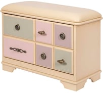 Банкетка BOGACHO Пандора с ящиком бежевого цвета 11540/акварель/беж