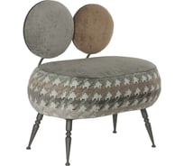 Банкетка BOGACHO Французик серого цвета 14034/грей