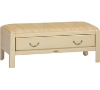 Банкетка BOGACHO Лотос - комби кремового цвета 11161/кремовый