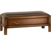 Банкетка BOGACHO Лотос - комби коричневого цвета 11161/коричневый