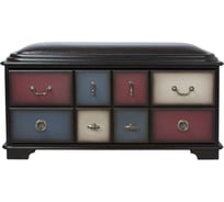 Банкетка BOGACHO Пандора с ящиком коричневого цвета 11532/микс