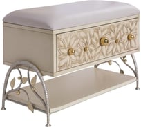 Банкетка BOGACHO Терра бежевого цвета с ящиком 14079/кремовый