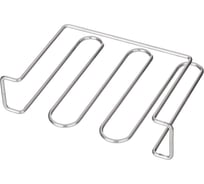 Держатель для бокалов Agness 24х19х6 см, цвет: хром 768-728