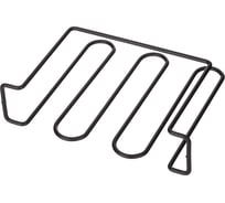 Держатель для бокалов Agness 24х19х6 см, цвет: черный 768-729