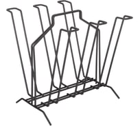 Настольный держатель для бокалов Agness 25х20.5х22 см, цвет: черный 768-740