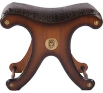 Скамья табурет BOGACHO Сорренто рептилия шоколад 11128/шоколадный