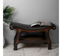 Скамья BOGACHO Сорренто-2 шоколад рептилия 11139/ОрехКШР