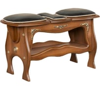 Скамья BOGACHO 3-секционная большая, каштан 11138/каштановый