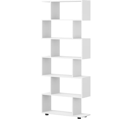 Стеллаж ФЕЛИКС 6-ти секционный 73x25x176.1 белый ПК-МКП-СЖ176Х73-В1-76