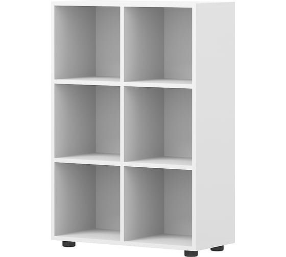 Стеллаж ФЕЛИКС 64.8x29.7x94.58 белый ПК-МКП-СЖ95Х65-В1-76