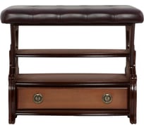 Скамья с ящиком BOGACHO Марта 11180/бордовый