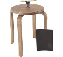 Комплект ццц.Стулья.Сайт Табурет самоокрашиваемый деревянный орех 5103