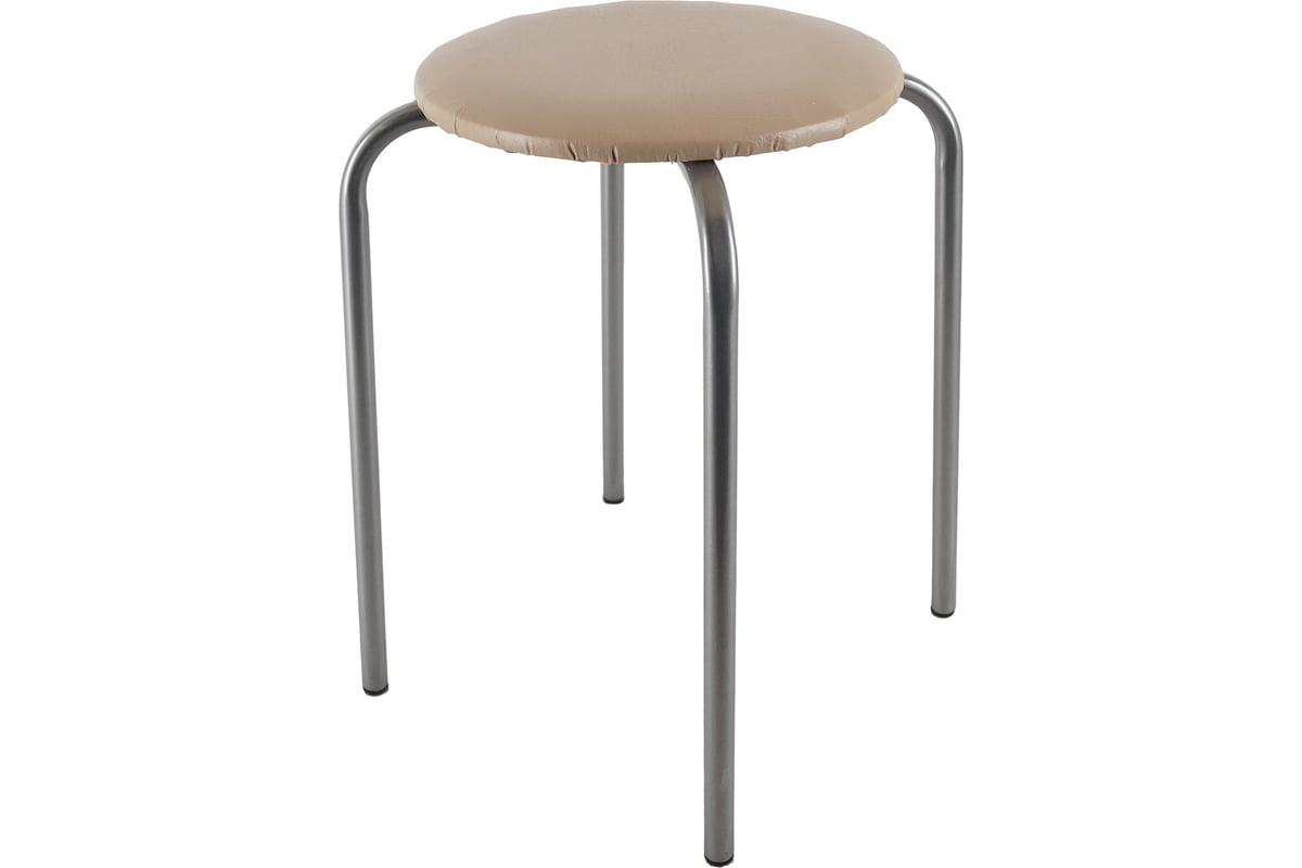 Металлический табурет ццц.Стулья.Сайт мягкий круглый бежевый 150558 ...
