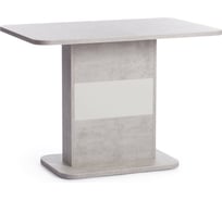 Обеденный стол Tetchair SMART ЛДСП, 105-140x68.6x75 см, белый бетон/белый 18993